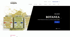 Desktop Screenshot of lorealprofessionnel.pt
