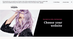 Desktop Screenshot of lorealprofessionnel.com