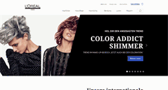 Desktop Screenshot of lorealprofessionnel.de