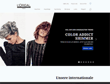 Tablet Screenshot of lorealprofessionnel.de