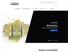 Tablet Screenshot of lorealprofessionnel.gr